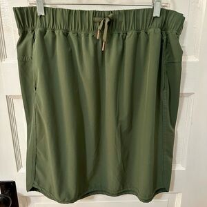CALIA by Carrie Underwood Forest Green Mini Skirt